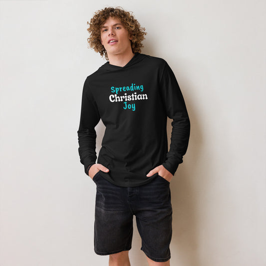 Hooded long-sleeve tee